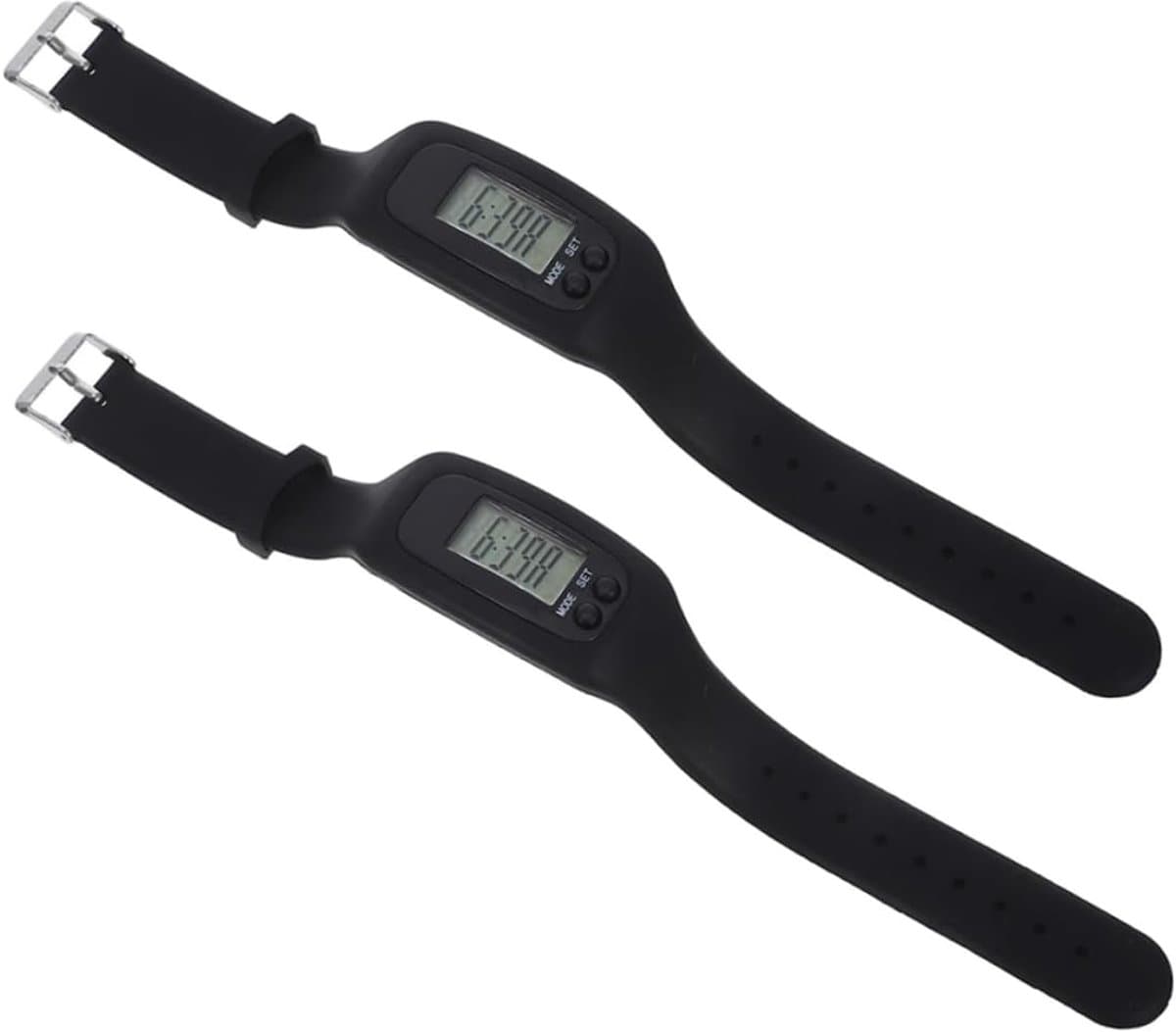 Fitness Tracker - Activiteit Monitor - Dagelijkse Beweging - Siliconen Materiaal - 25x1.9x1cm - Zwart