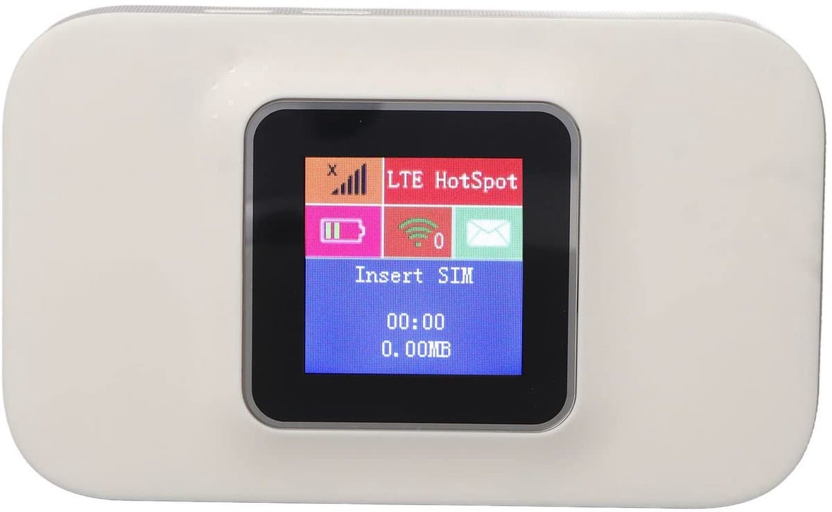 Golden crown - Mobiele Hotspot - Draagbare WiFi Router - 300Mbps Snelheid - Pocketformaat - Verbind tot 10 Apparaten - Beveiligd Draadloos Netwerk