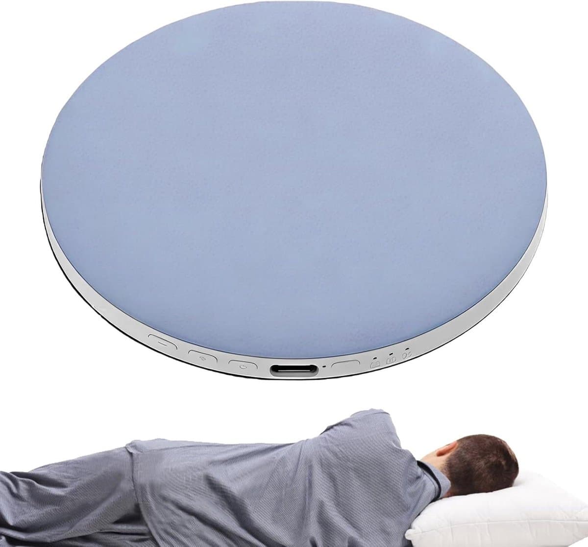 Onder kussen luidspreker - Geluid machine - Slaap verbeteren - Gericht geluid - 10 cm breed - Blauw