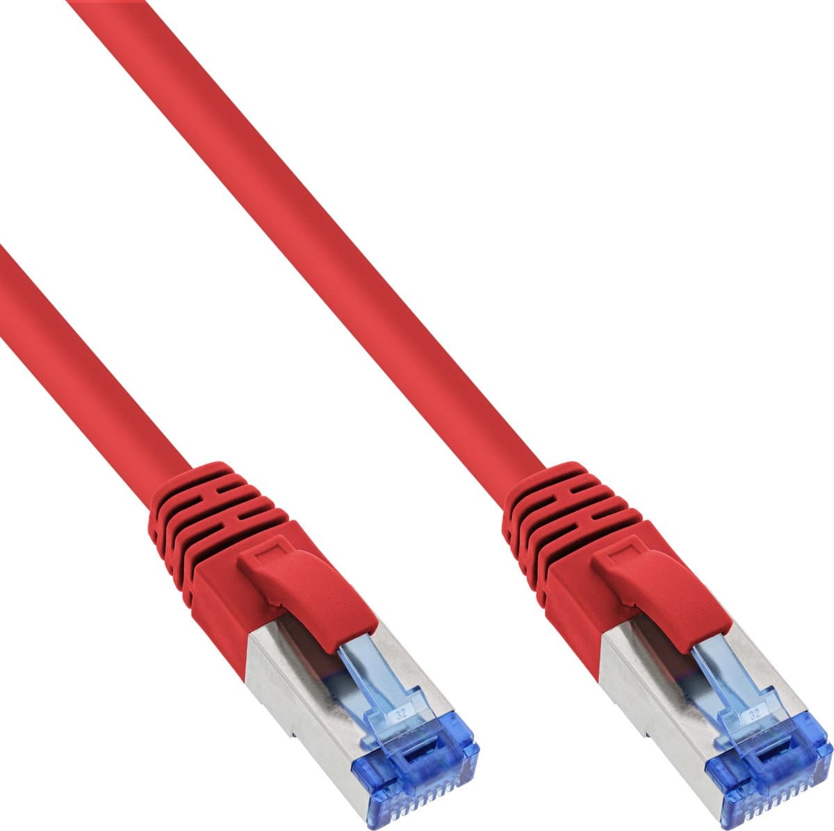 InLine 4043718088829 netwerkkabel 2 m Cat6a S/FTP (S-STP) Rood