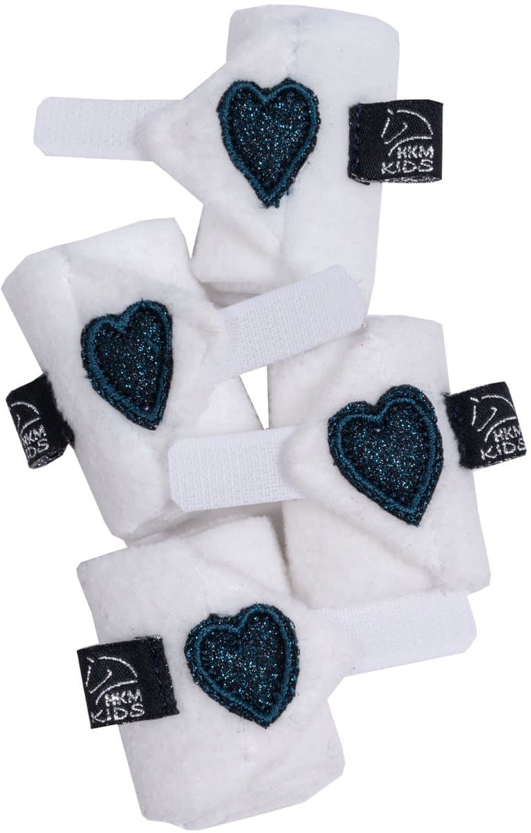 HKM - Cuddle Pony - Wedstrijdset Wit/Donkerblauw