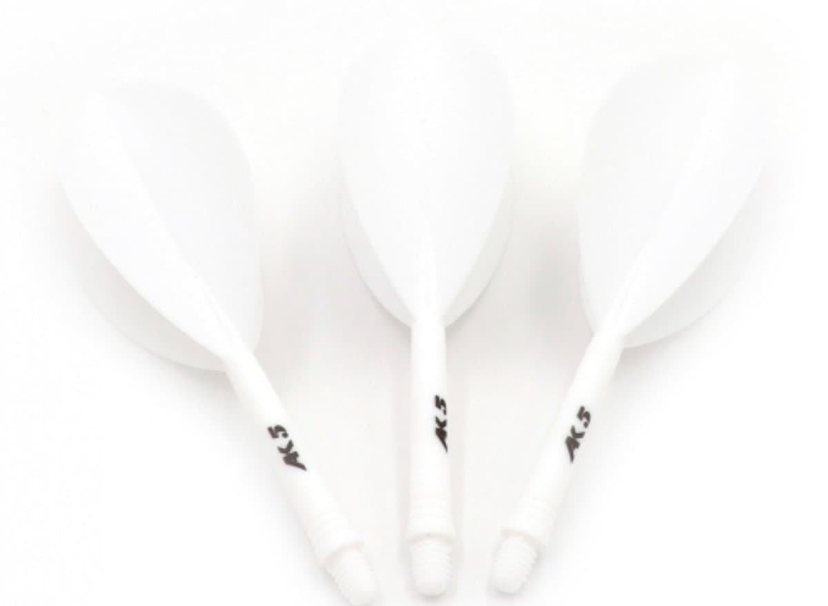 Cuesoul - Tero Flight System AK5 Rost Teardrop - White - Dart Flights