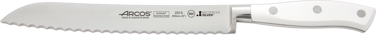 Arcos Riviera Broodmes - 200 mm - Wit