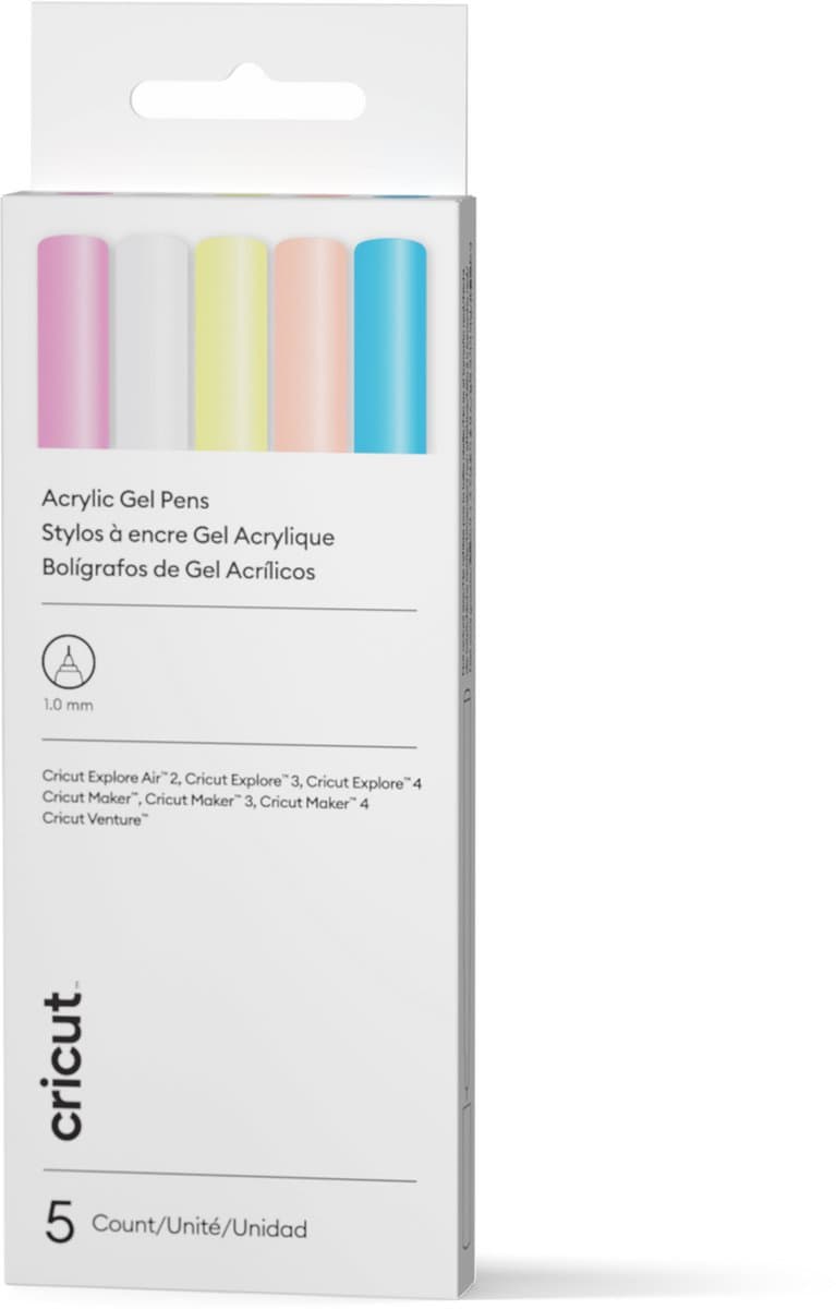 Cricut Explore/Maker Acrylgelpennen 5-pack 1.0mm