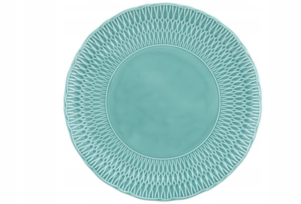 Sofia Groene Platte Schaal 26 cm - Elegant Porselein