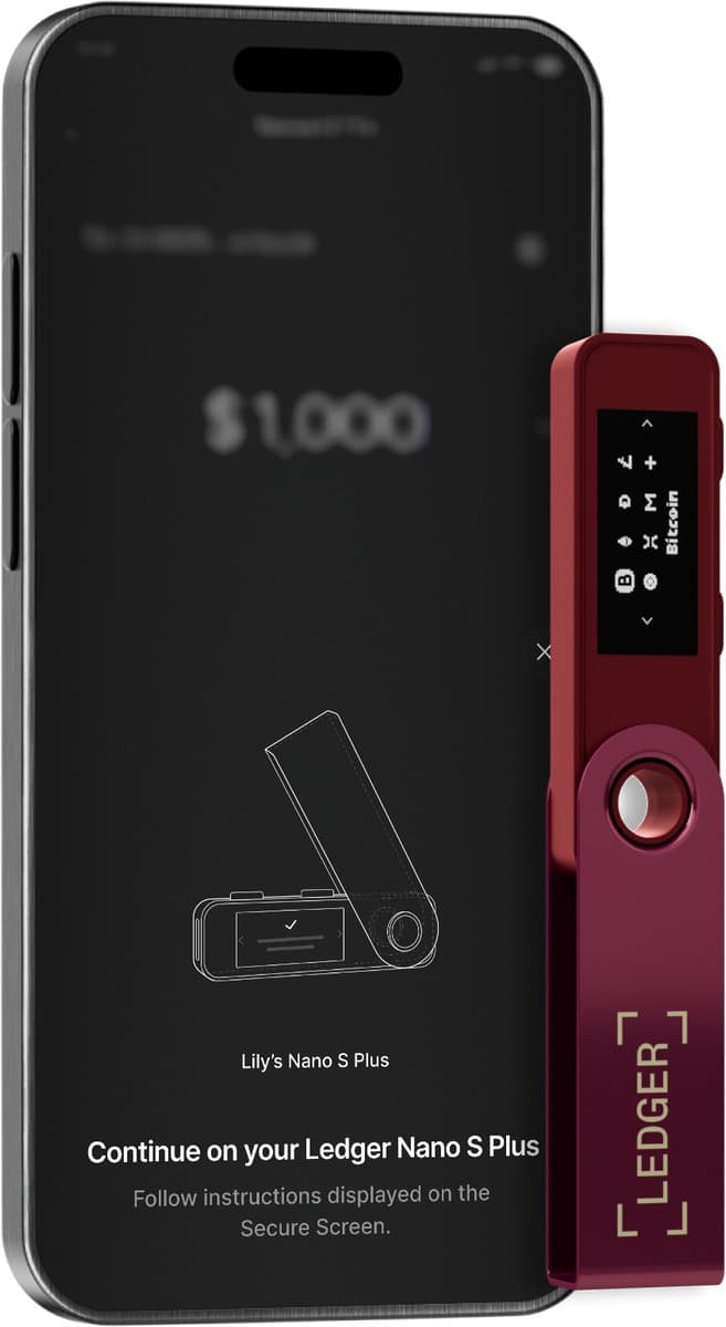 Ledger Nano S Plus Crimson Magenta