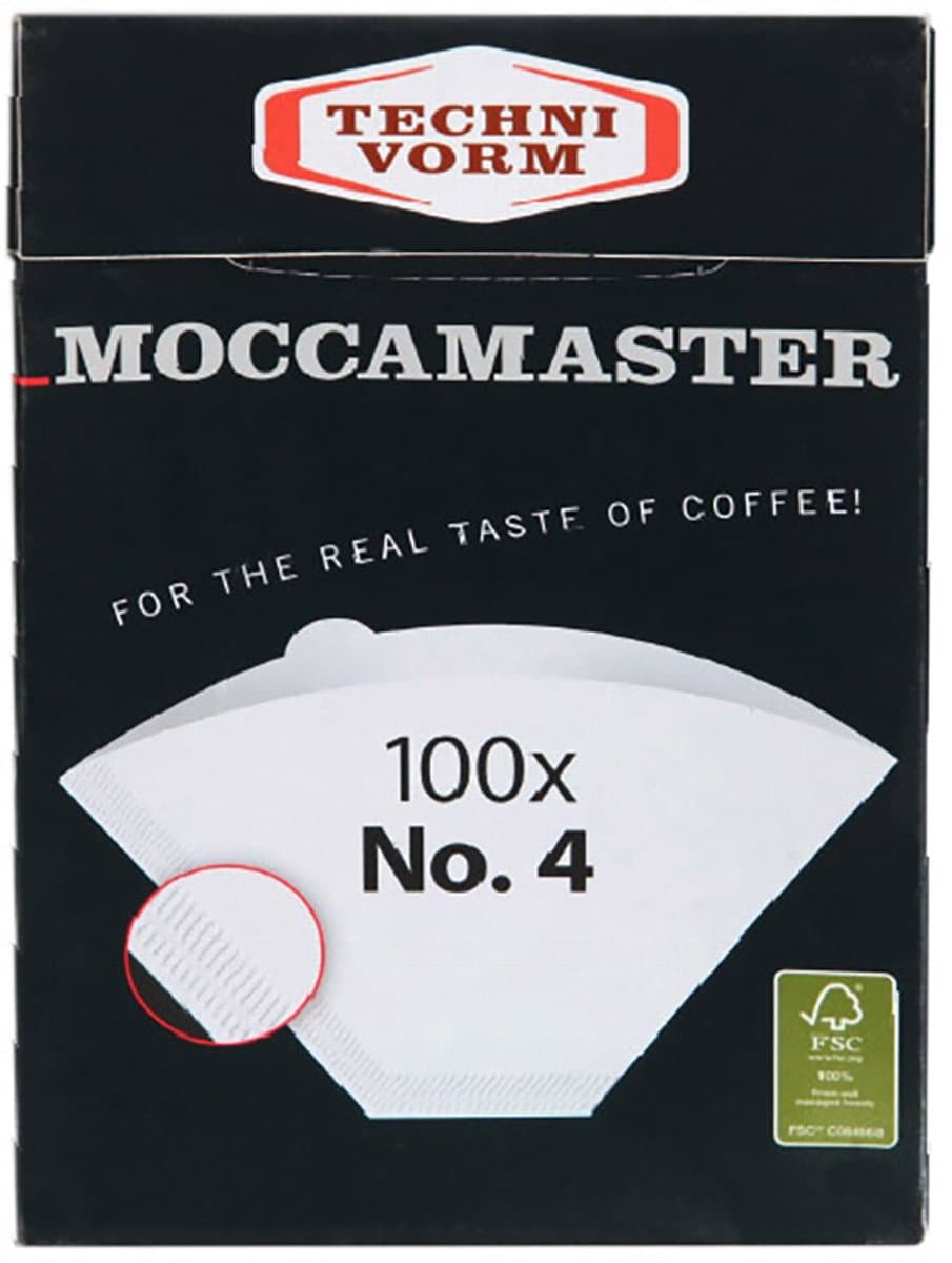 Moccamaster Filterpapier Nr.4 - KBG Select en KBGT - 100 stuks