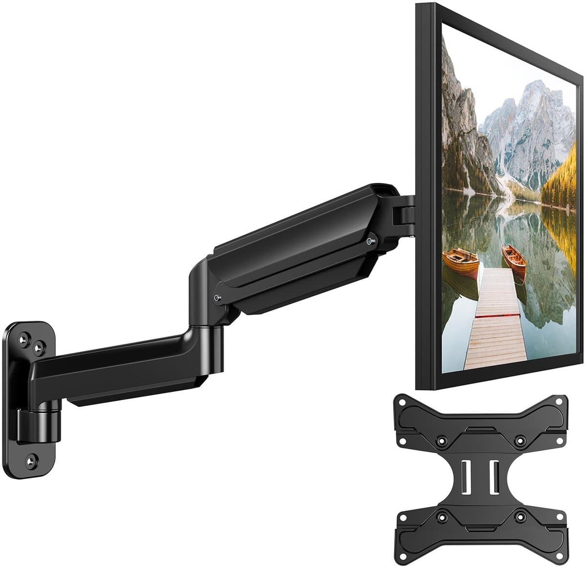 Ibenzoa® Verstelbare monitorarm voor 17-35 inch schermen met VESA-montage