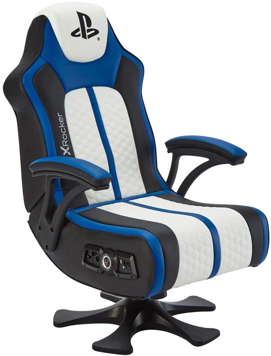 Gamestoel - PlayStation Legend - inklapbaar - 2.1 audio - 2 speakers - subwoofer - vibratie (X Rocker)