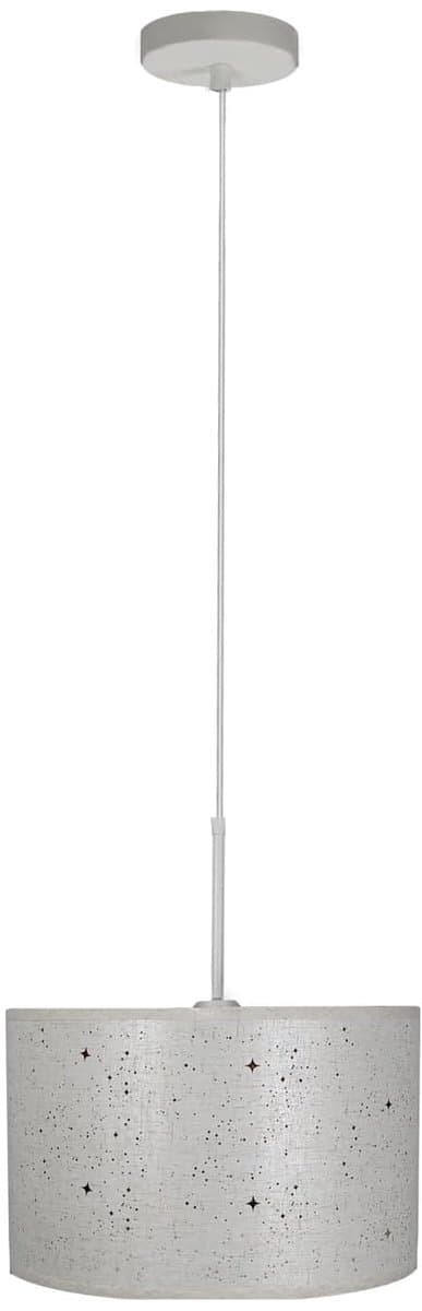 Glitzerlife - Hanglampen - Modern Sterrenhemel Ontwerp - Stoffen Lampenkap - E27 Fitting Max.40W - Metaal Basis - Ø38cm -Eetkamer Slaapkamer Woonkamer