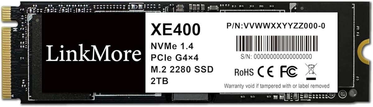 2TB M.2 2280 PCIe Gen4 NVMe 1.4 Interne SSD voor Gaming en PC