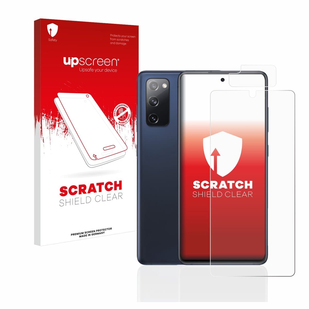 upscreen - Screenprotector voor Samsung Galaxy S20 FE (Voor+Camera) - Folie Beschermfolie transparant