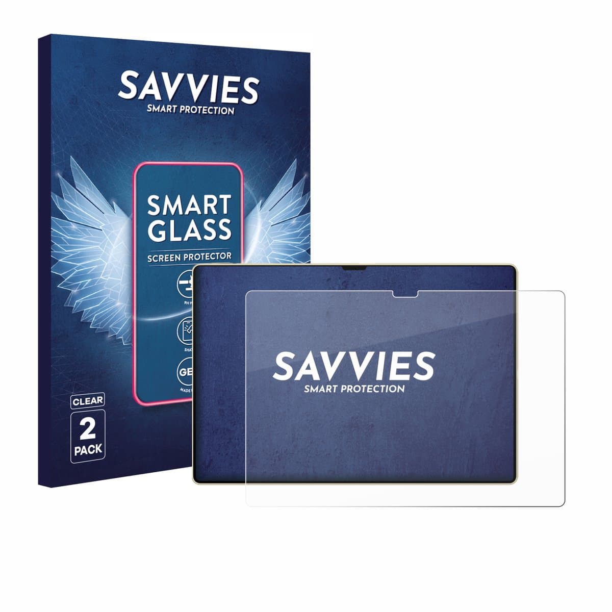 2 Stuks Savvies Screenprotector - geschikt voor Huawei MatePad Pro 13.2" 2025 - beschermfolie glas transparant