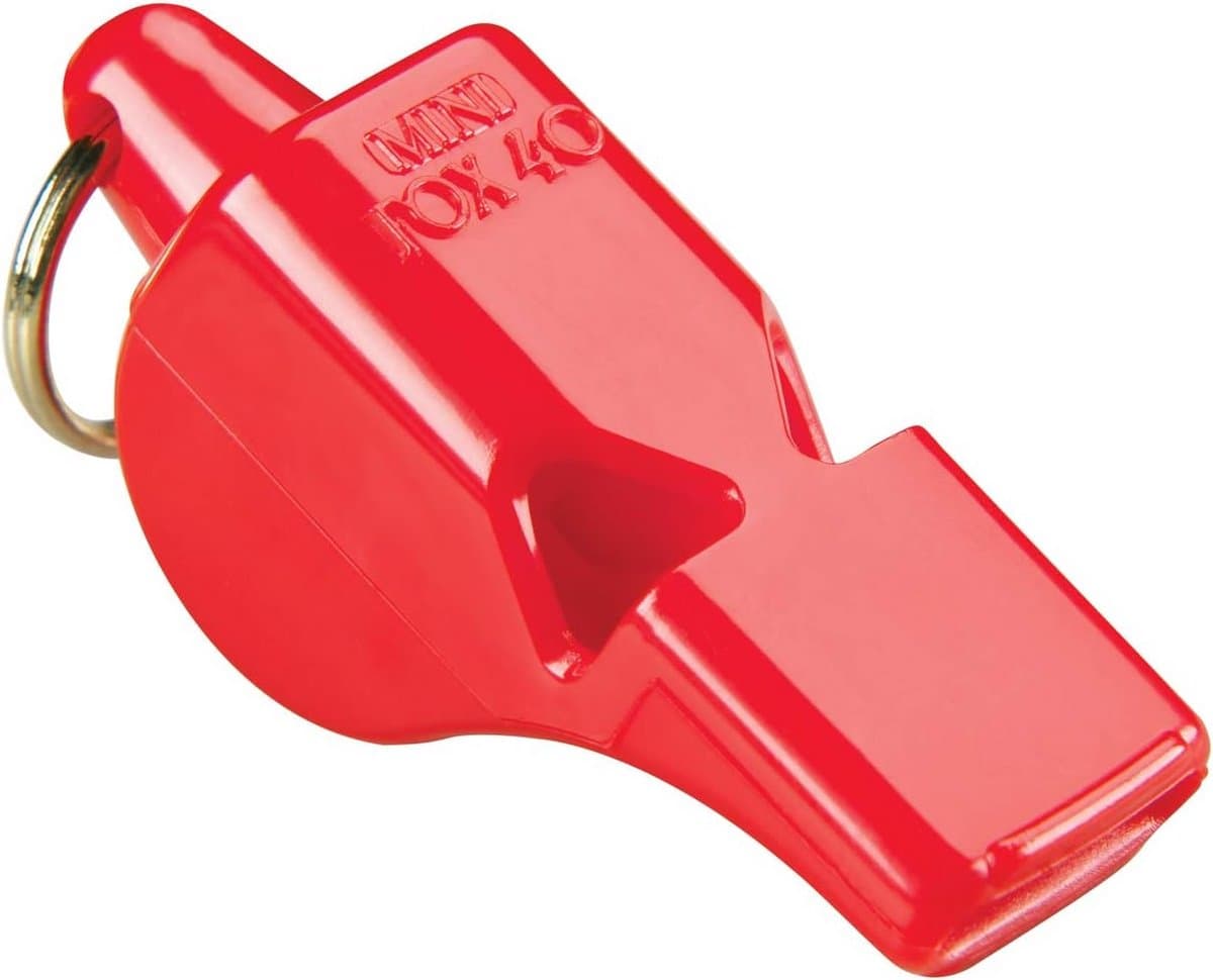 Rood Fluitje met 3-Kamerconstructie - Krachtig en Betrouwbaar