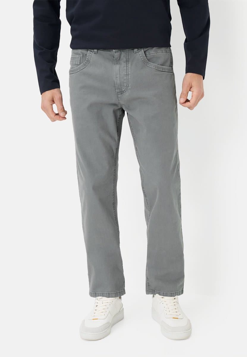 camel active Relaxed Fit 5-Pocket Broek - Maat menswear-42/30 - Stormblauw