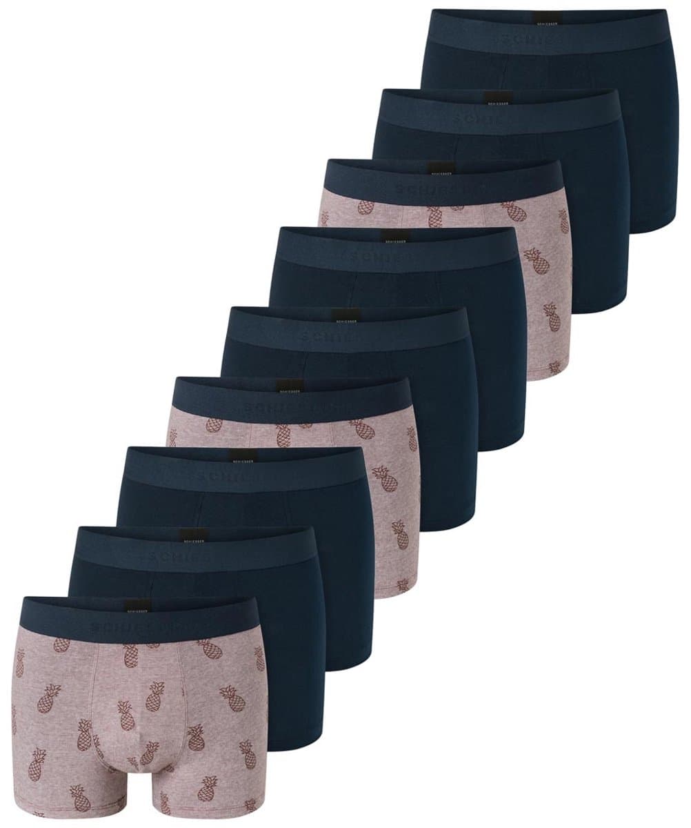 Schiesser Heren retro short / pant 9 pack 95/5 Organic Cotton