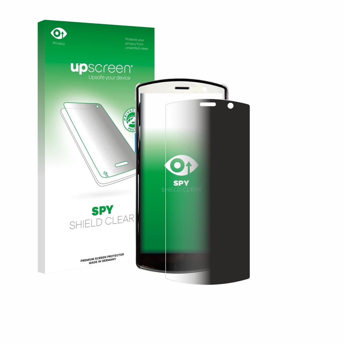 upscreen - privacy screenprotector voor Unitech EA510 - Folie Beschermfolie Blauwlichtfilter