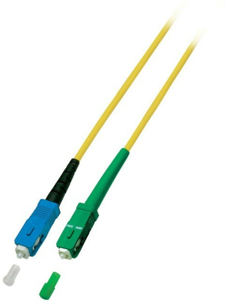 Danicom OS2 simplex glasvezel kabel SC/APC-SC 10m