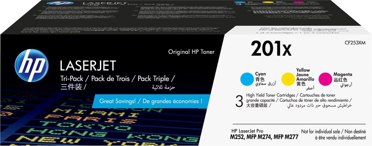 HP 201X Toners Combo Pack (Hoge Capaciteit)