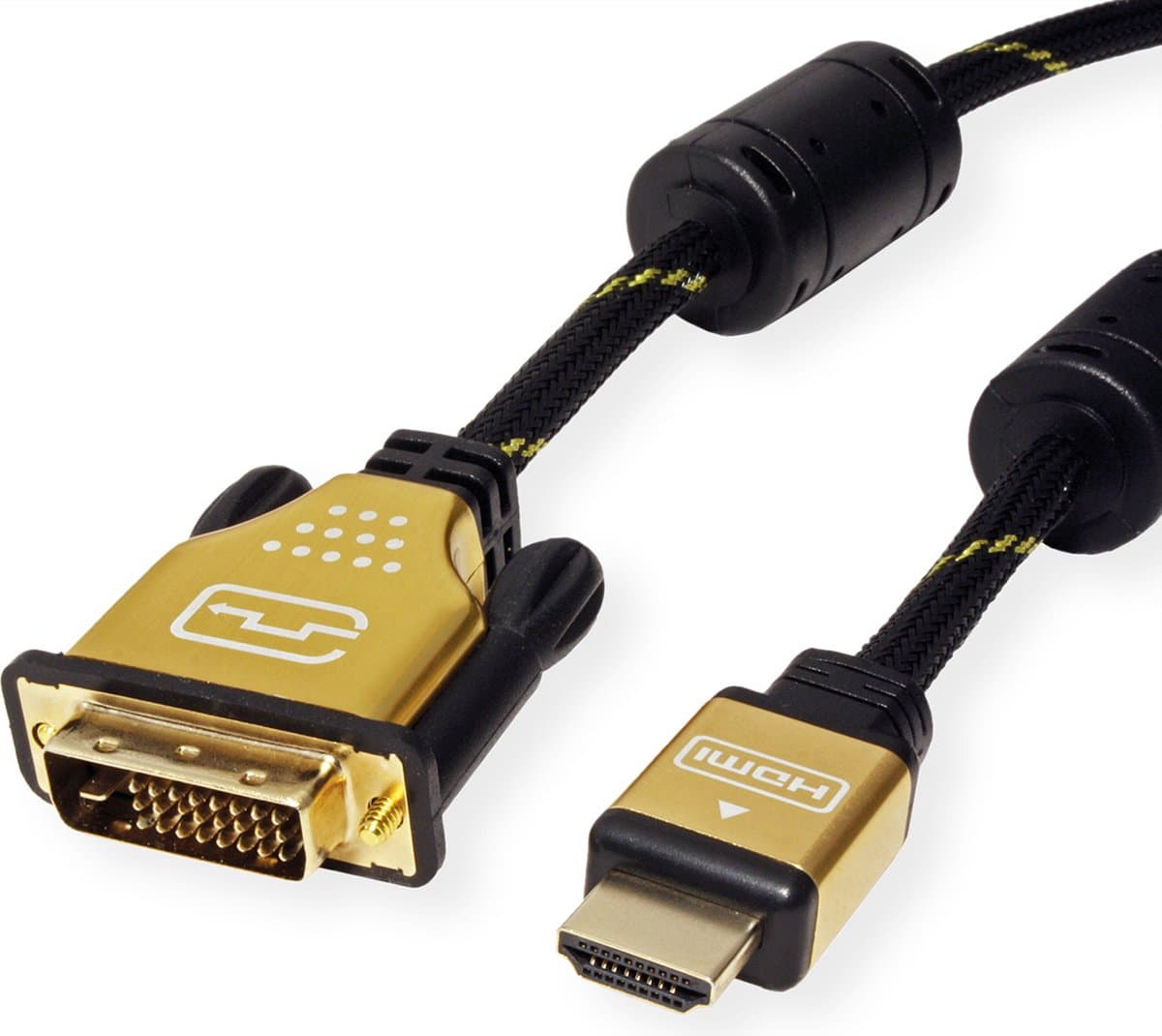 ROLINE GOLD Monitorkabel DVI (24+1) - HDMI, M/M, 1,5 m