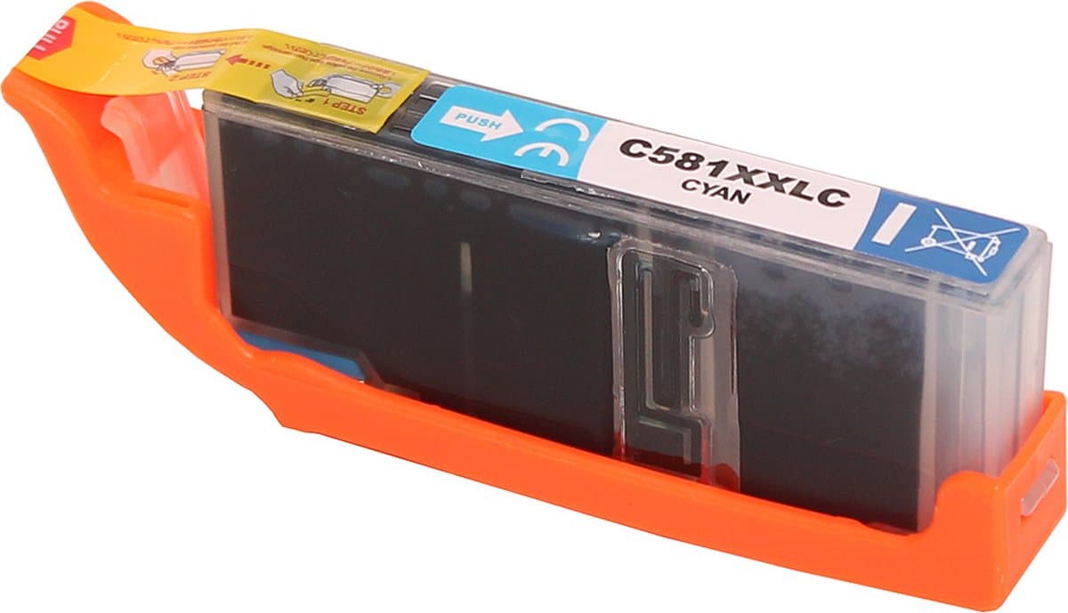 Colori huismerk inkt cartridge geschikt voor Canon 581XXL C CLI-581 cyan Pixma TR-7500 TR-7520 TR-7550 TR-8500 TR-8520 TR-8550 TS-705 TS-6100 TS-6150 TS-6200 TS-6220 TS-6240 TS-6251 TS-6300 TS-6351 TS9550
