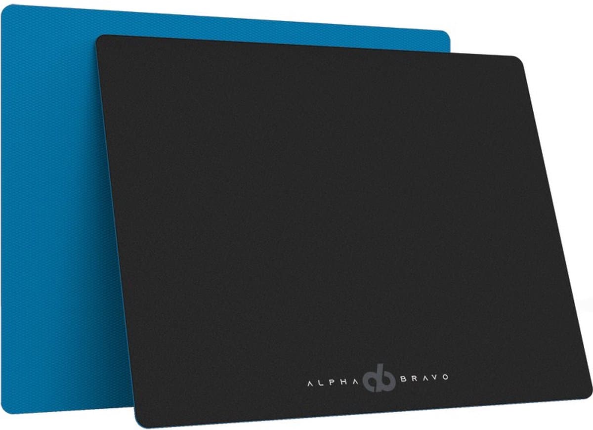 Veho Alpha Bravo GM-1 Pro Game-muismat Zwart, Blauw