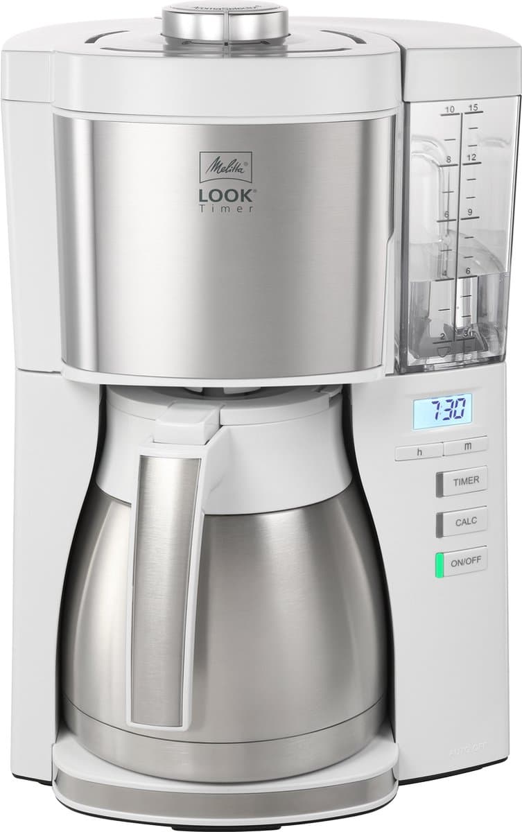 Melitta Look Therm Timer koffiezetapparaat 1025-17 wit
