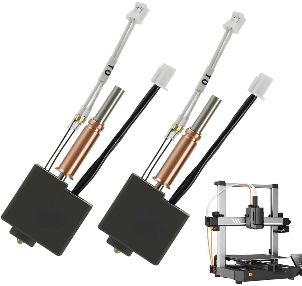 Dailygoods - 2-delige Hotend-kit voor 3D Printers