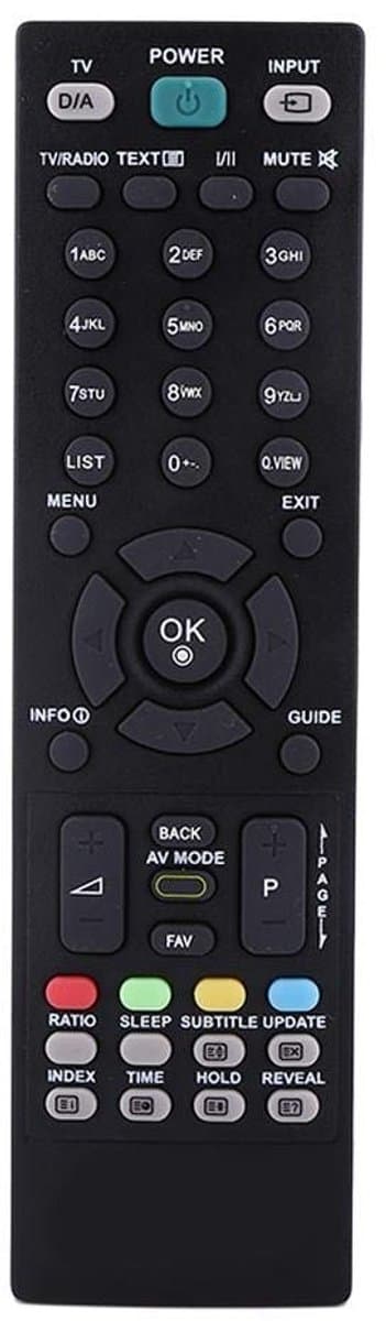 Dailygoody - Afstandsbediening voor Smart TV - Universieel - Compact en gebruiksvriendelijk - Geschikt voor verschillende modellen - Ideaal voor thuis