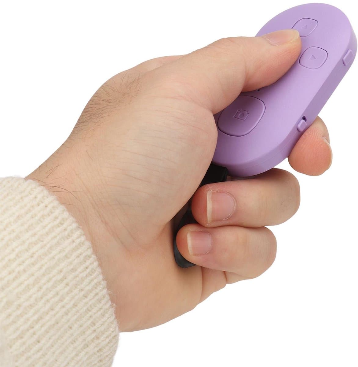 Allecto - Scrollende Afstandsbediening - Bluetooth App Page Turner - Oplaadbaar en Gebruiksvriendelijk - Paars - Voor Smartphones en Tablets - Perf...