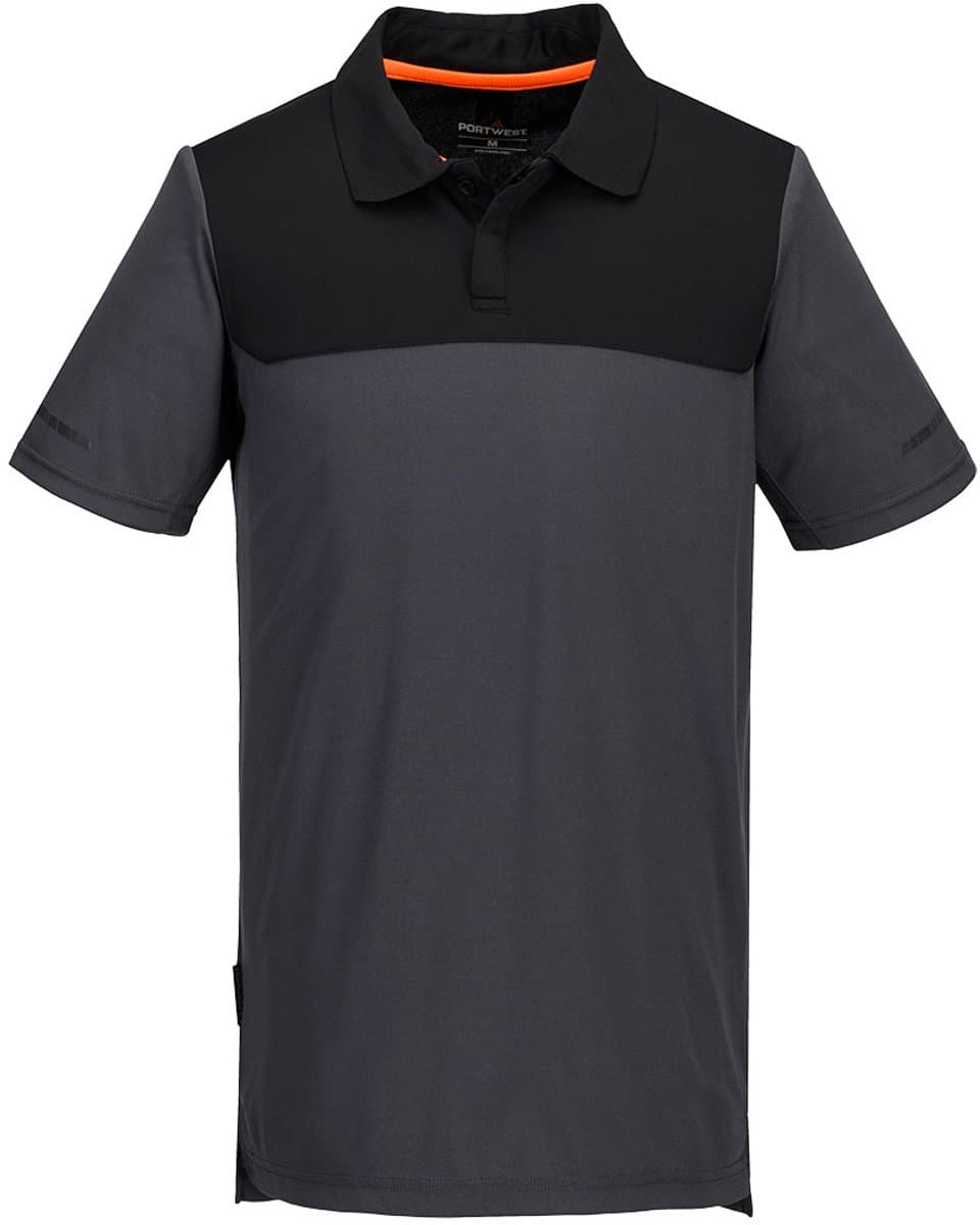 Portwest EV4 Lichtgewicht Poloshirt korte mouw EV410 - Mol grijs - XXL