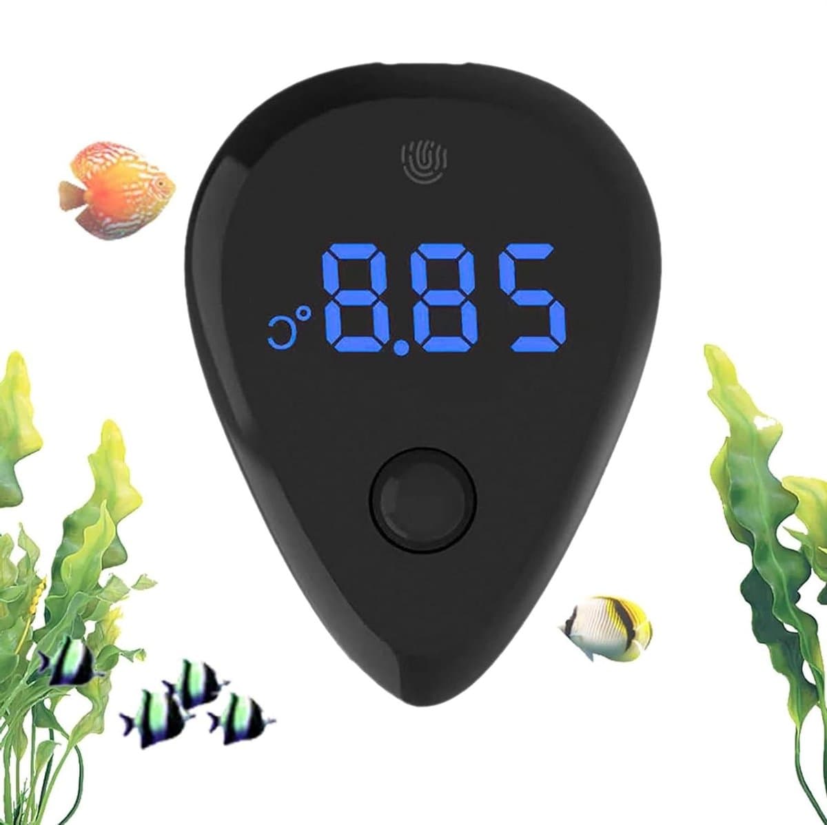 Aquarium Temperatuur Monitor - Kleine Temperatuursensor - Aquarium Onderhoud - Realtime Monitoring - 65 cm - Wit