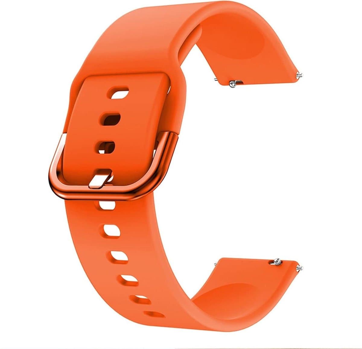Horlogeband Siliconen - Polsband Smartwatch - Sport Activiteiten - Verstelbare Lengte - 18mm - Agaat