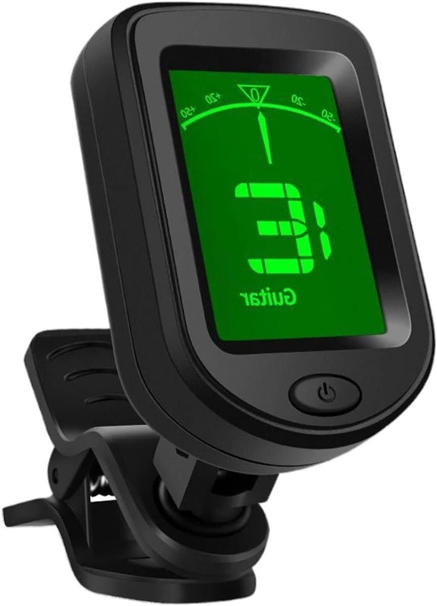 Snaarinstrument Tuner - Digitale Clip Tuner - Muziek Maken - 360 Graden Rotatie - 3 x 45 x 45 cm