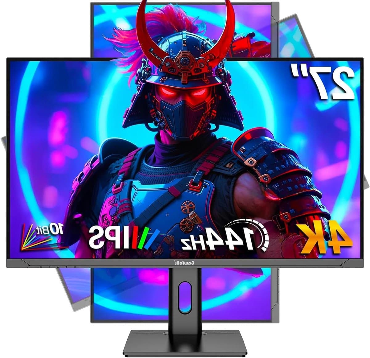 4K Gaming Monitor - PC Scherm - Werk en Entertainment - Randloos Design - 27 Inch - Zwart