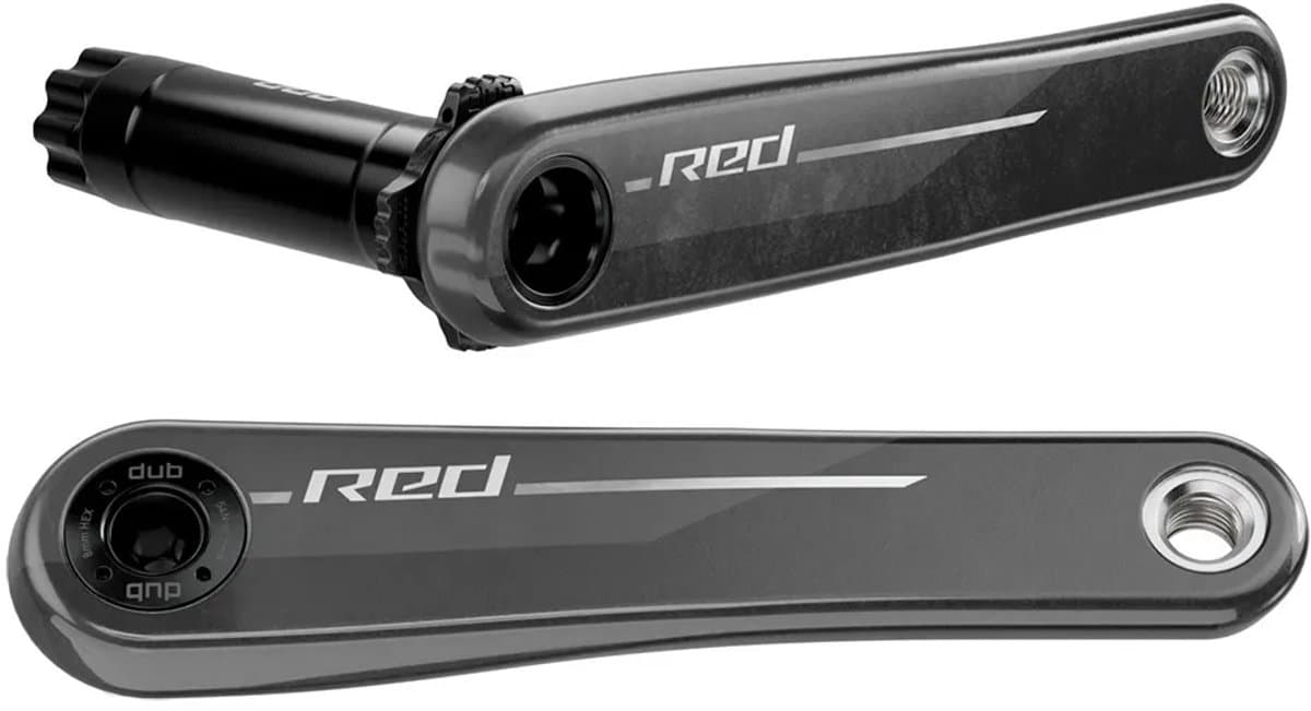 Sram Red E1 Dub Pedaalarm Zilver 155 mm