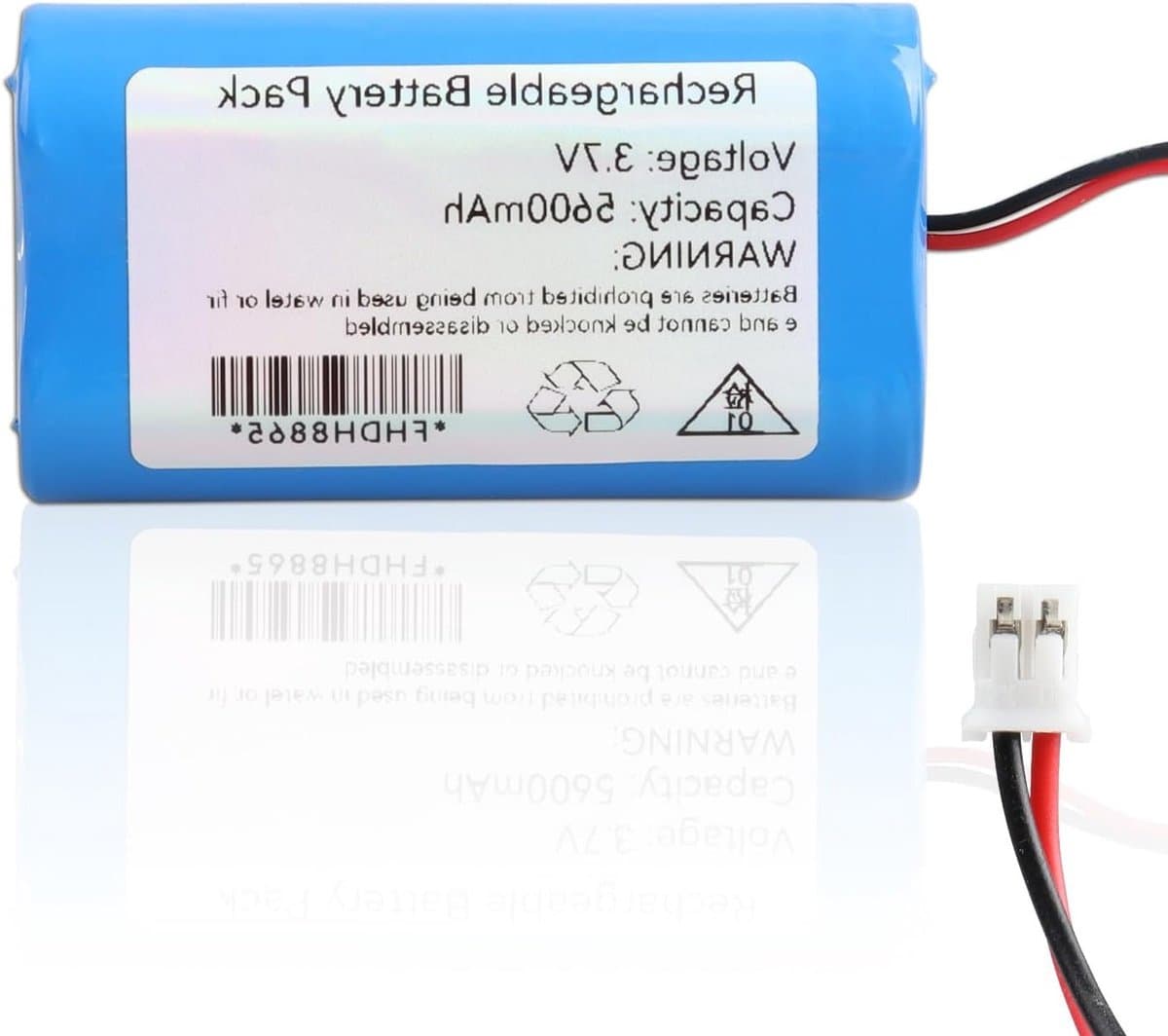 Oplaadbare lithium batterij 3.7V 5600mAh voor Bluetooth speaker, POS machine en verlichting, ideaal voor elektronica en apparaten