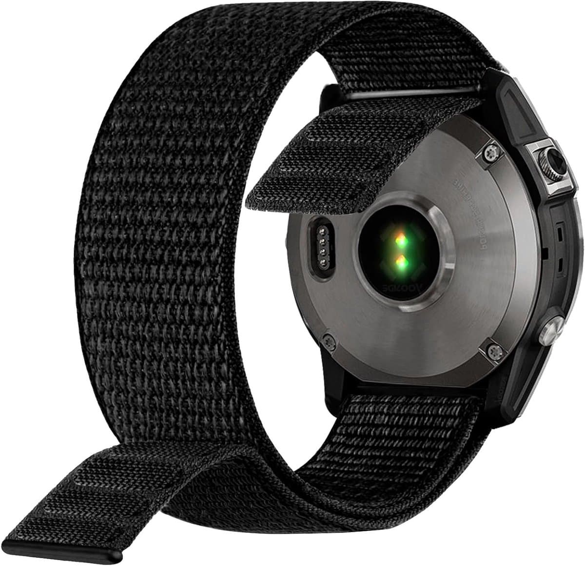 Nylon Horlogeband met Gesp 26 mm voor Fenix 6X, 5X, 7X, Instinct 2X en Epix-Pro - Ultra Licht, Sneldrogend en Wasbaar voor Garmin Enduro 2