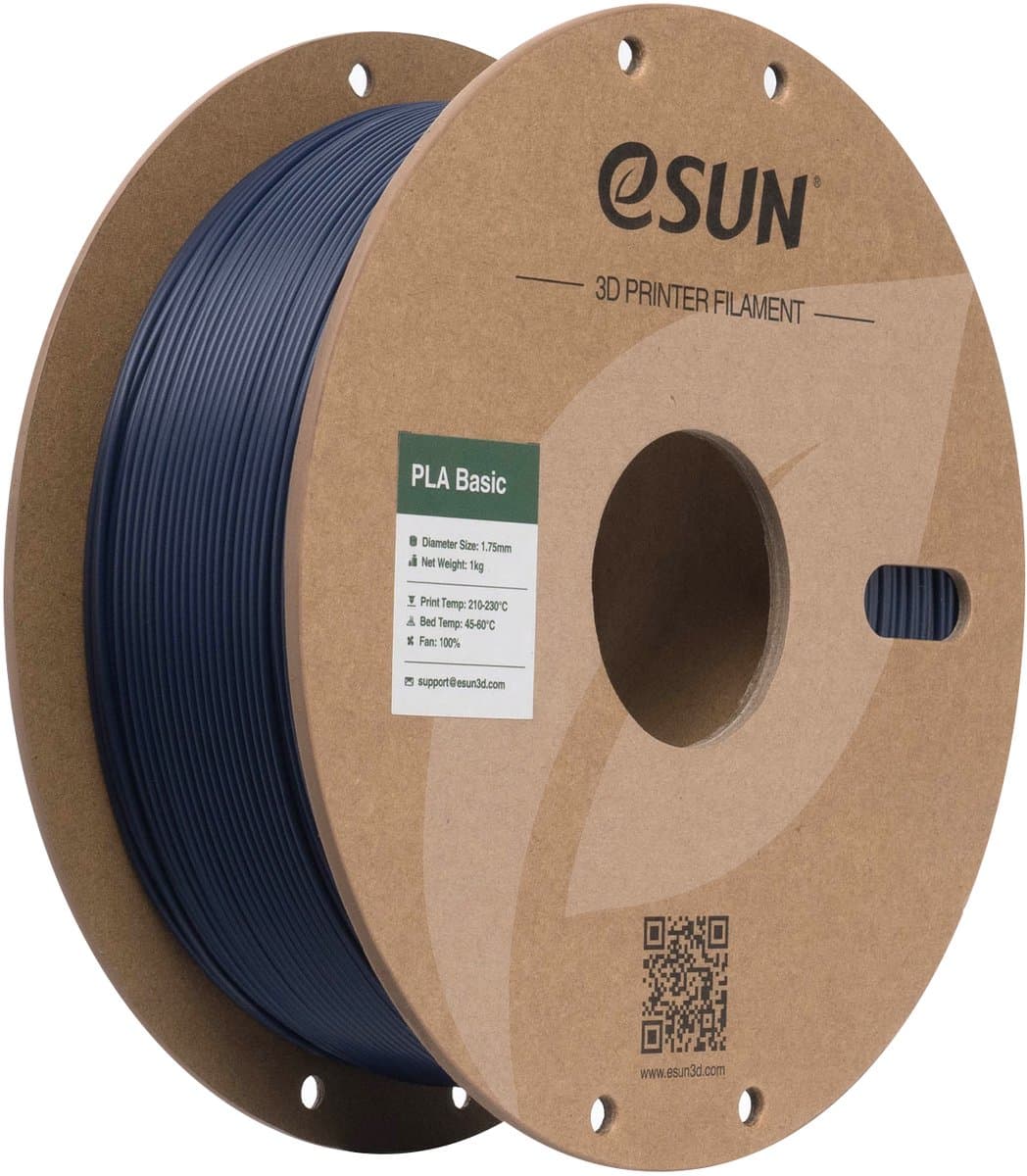 eSun PLA-Basic Donkerblauw / Dark blue - 1 kg - 1.75 mm - 3D printer en 3D pen filament