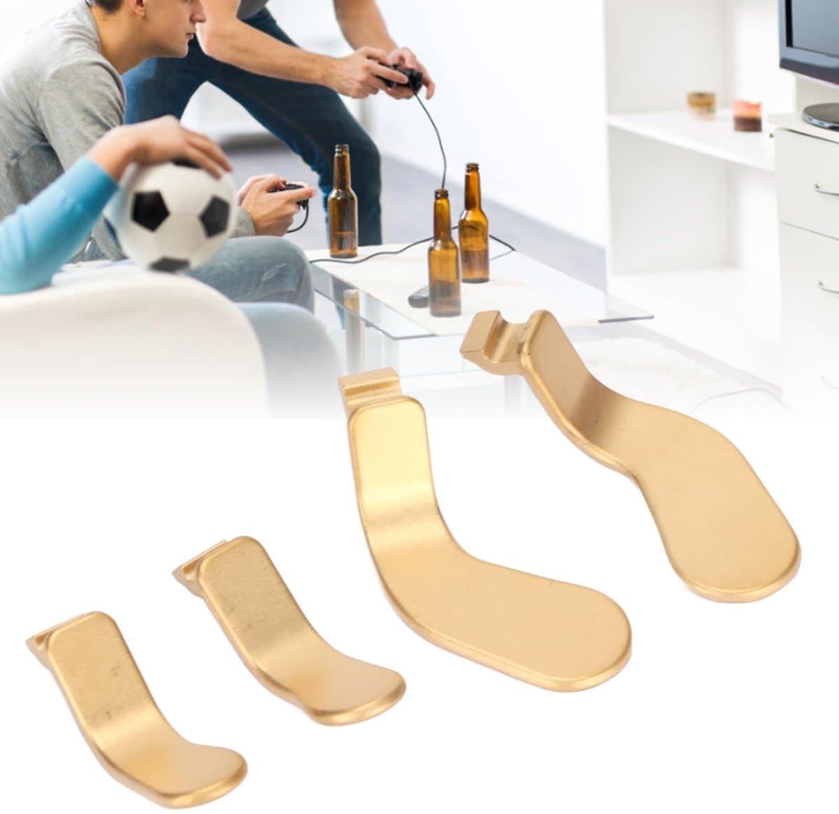 Store_9 - Controller Paddles - Roestvrij Staal - Premium Kwaliteit - Goud - Compatibel met One Wireless Controller Series 2 - 4 Stuks