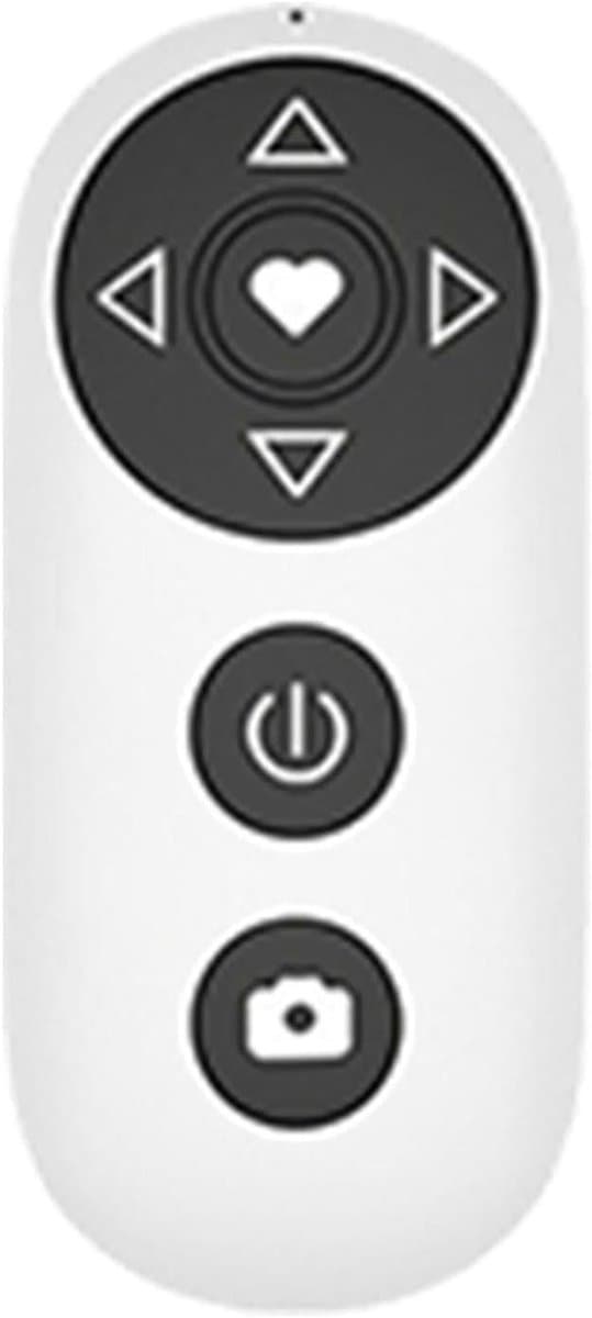 Draadloze Afstandsbediening - Media Controller - Presentaties en Media - Compact Lichtgewicht - 8 x 3.8 x 1.4 cm - Wit