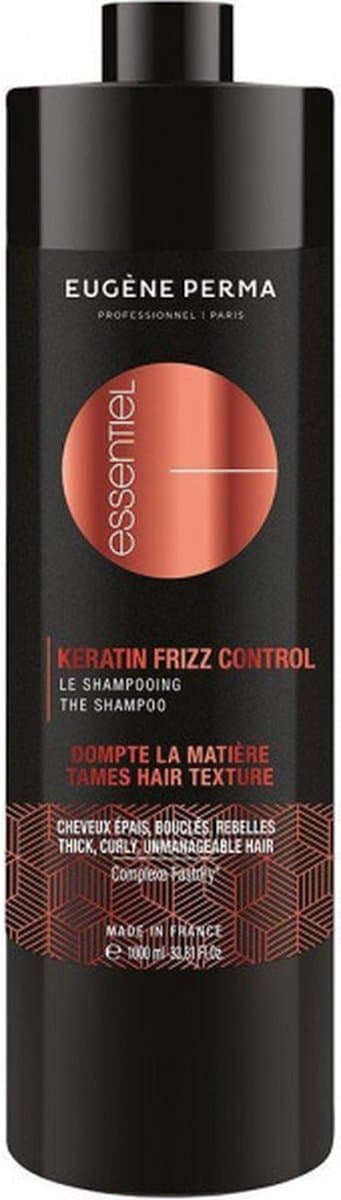 Eugene Perma - Keratin Frizz Control - 2 in 1 Shampoo - Voor Dik Krullend Haar - 1000ml