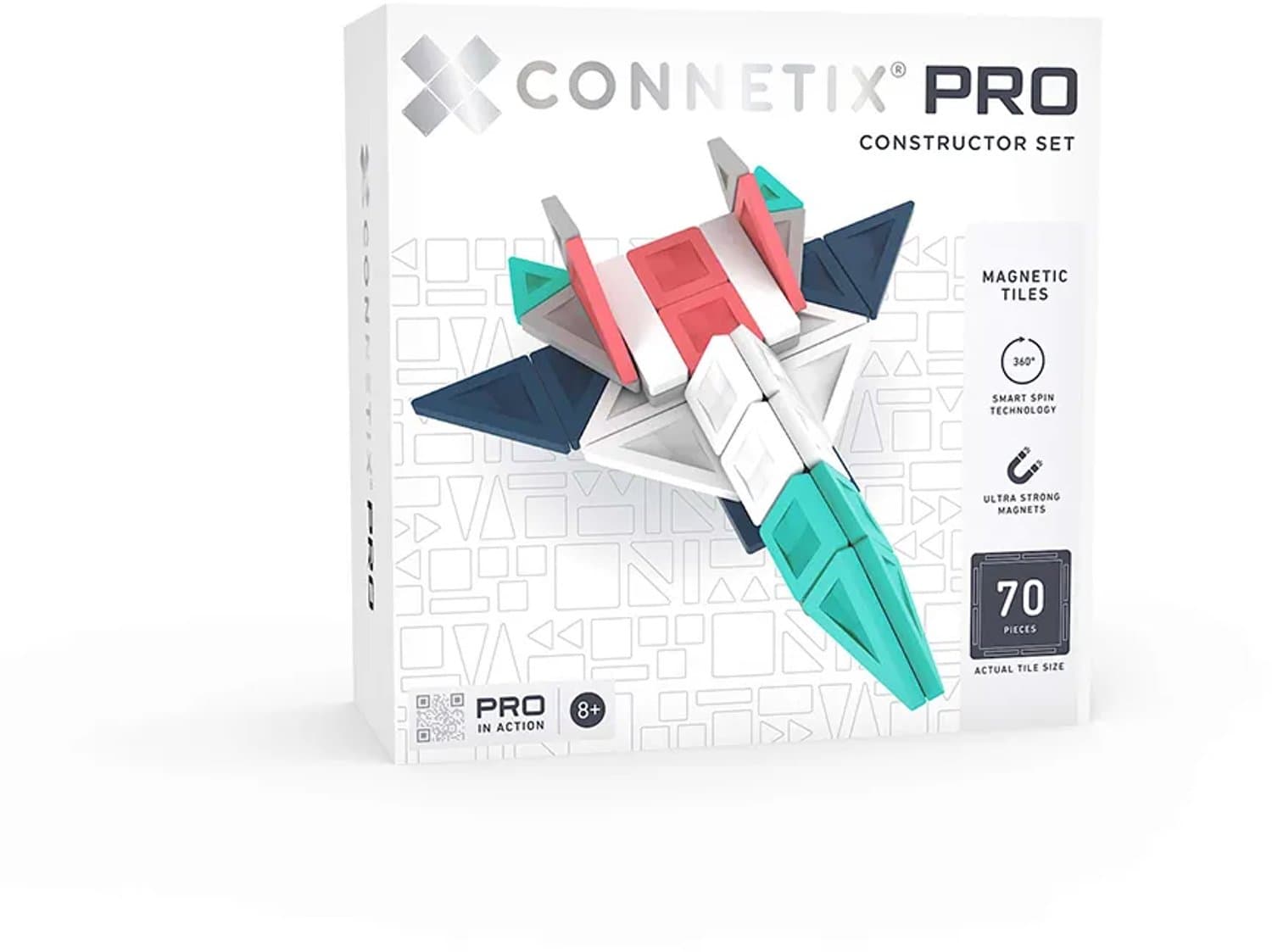 CONNETIX PRO - Magnetisch Tegels - Constructor Set - 70 Stuks - Magnetisch Speelgoed