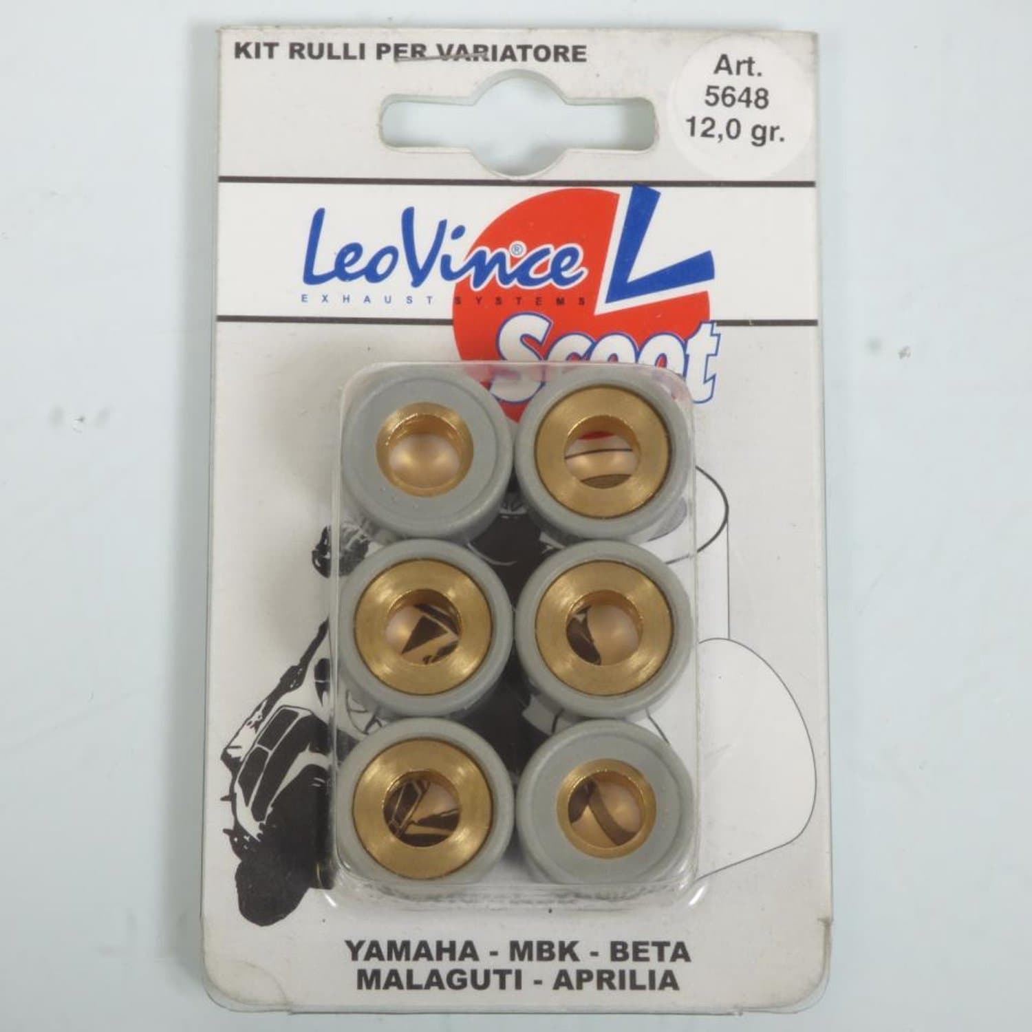 Galet rouleau de variateur Leovince pour Scooter Yamaha 250 Majesty Dx 1999 à 2007 Neuf