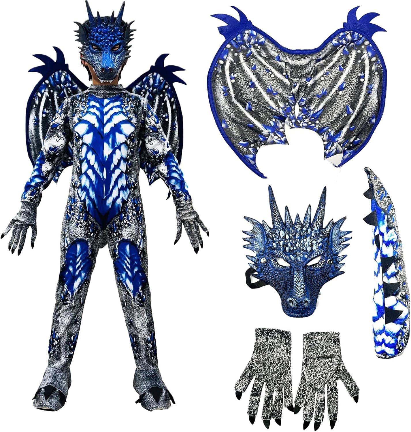 Drakenkostuum kinderen Carnavals Drakenonesie cadeaus Jongens