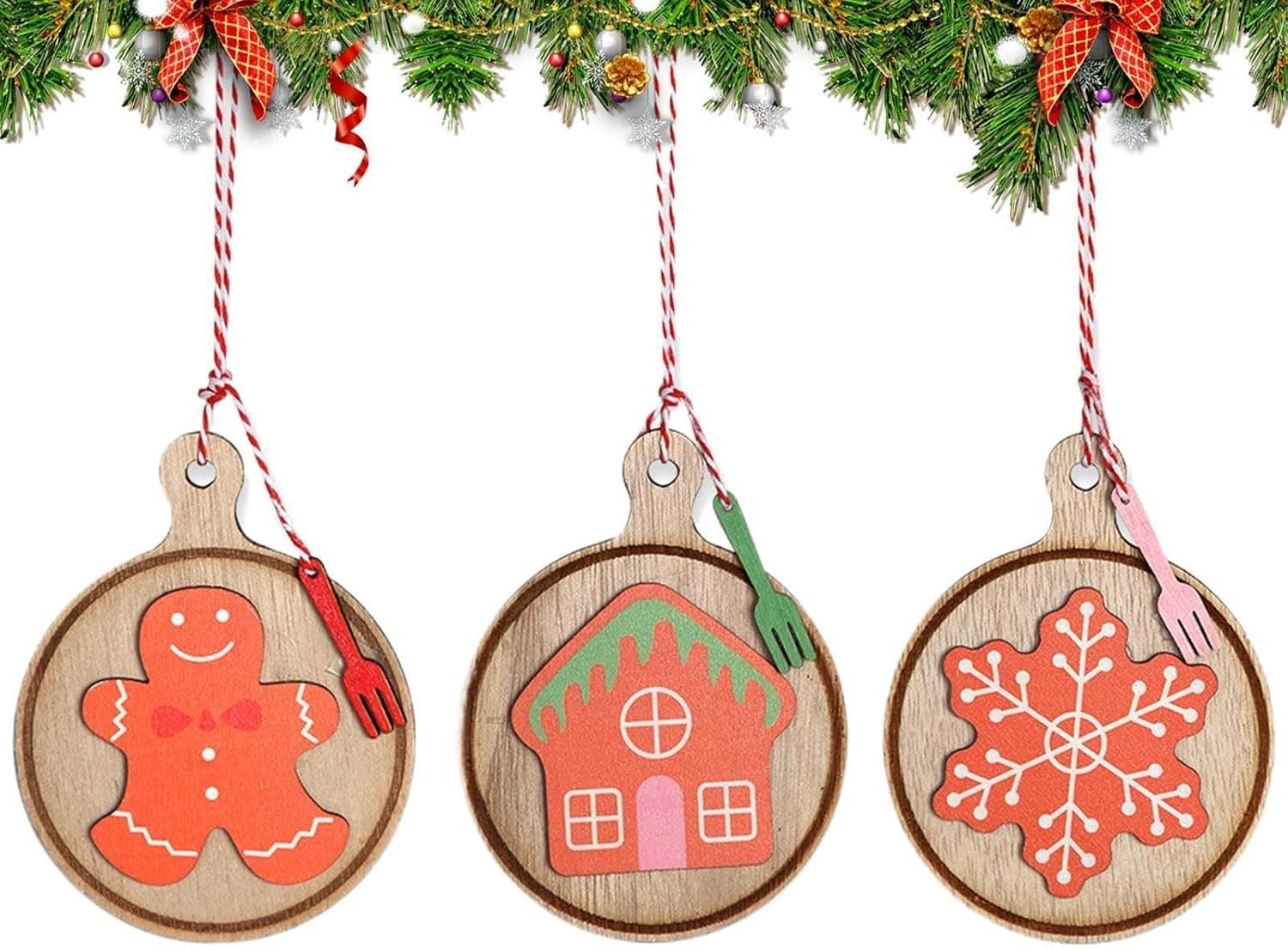 Kerstversiering 3 Stuks Peperkoeken Hangertje