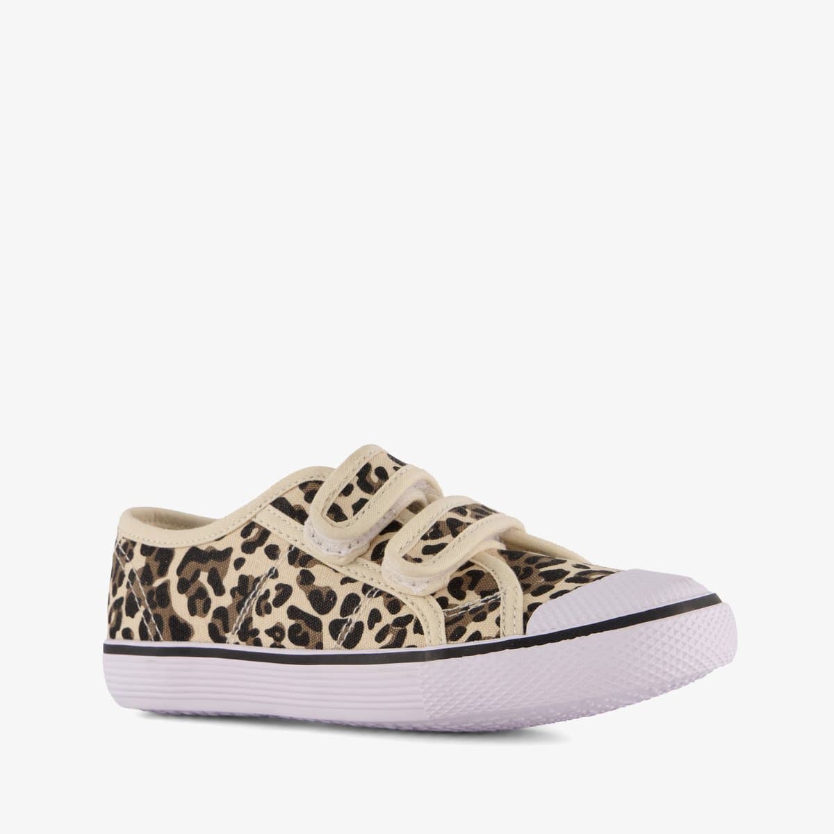 Chicane meisjes gymschoenen met panterprint beige - Maat 27