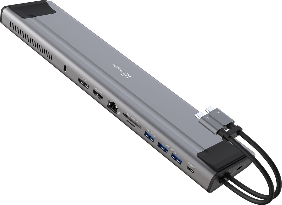 j5create JCD552-N M.2 NVMe USB-C Gen 2 Docking Station