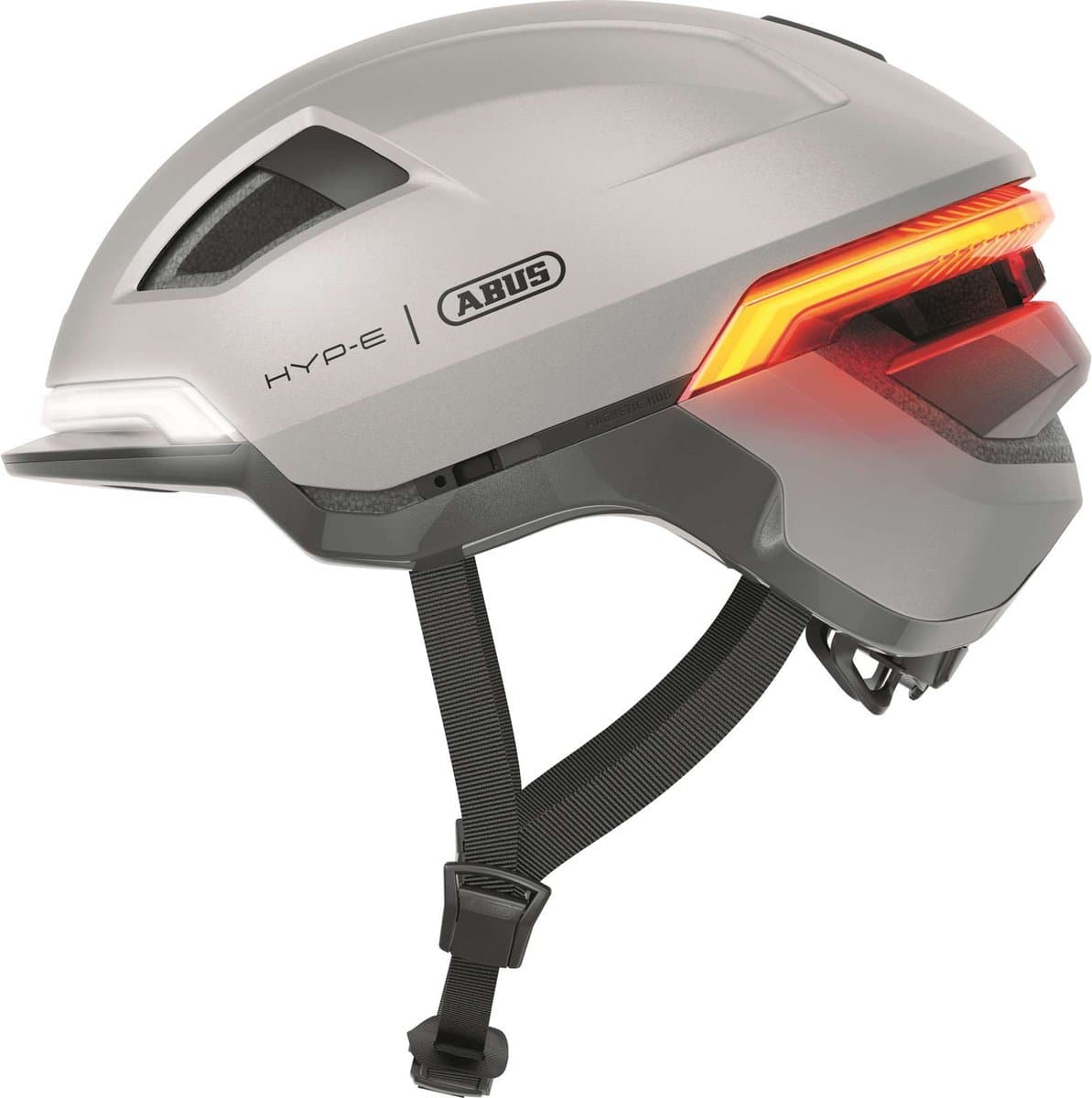 Abus helm Hyp-E gleam silver M 54-58cm