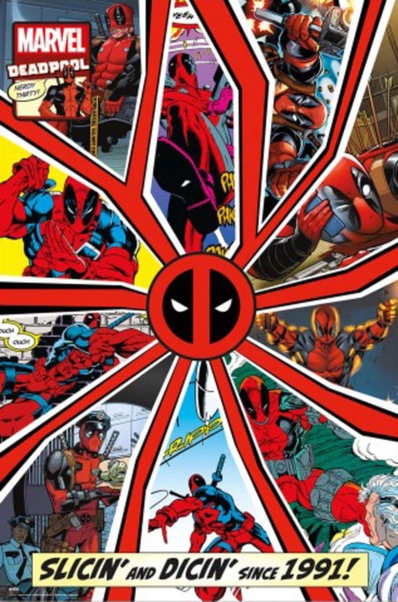 Poster Marvel - Deadpool - Comic 30 Years 61x91,5cm